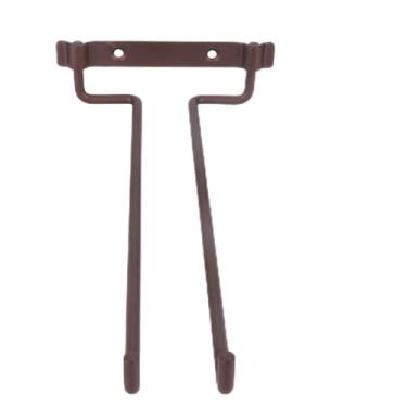 Imagem de Suporte de Taças Vinho Ferro em Linha Única Montado na Parede Rack Copos Estantes para Cozinha Casa Decoração Fácil Instalar Economia Espaço Armazenam