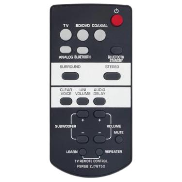 Imagem de Controle remoto universal FSR66 ZJ78750 compatível com Yamaha ATS-1030 ATS1030 Sound Bar Controle remoto