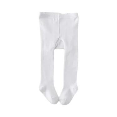 Imagem de Meias De Algodão Para Bebê Menina, Meias Tricotadas Brancas E Pretas, 