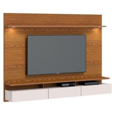 Imagem de Painel Para Tv Home Suspenso Decore 1.8 Freijó Off White - Imcal - IMC