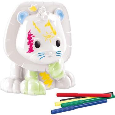 Imagem de Boneco e Personagem JOY Leãozinho Pintura com Canetinhas