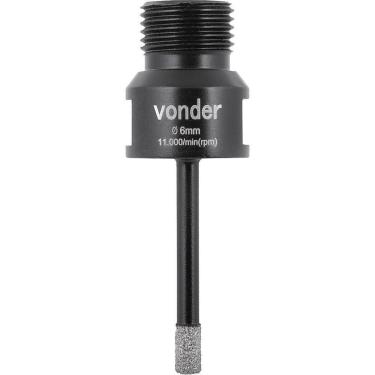 Imagem de Serra Copo Diamantada Para Esmerilhadeira 6 Mm Vonder