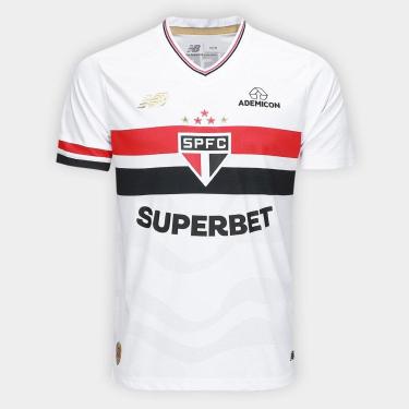 Imagem de Camisa São Paulo I 25/26 Jogador New Balance Masculina-Masculino