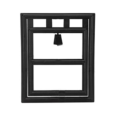 Imagem de CUOFYUNL Porta de tela para animais de estimação Anti-entrada e saída livre Porta de tela para cães para gatos de pequeno e médio porte (Tamanho pequeno (estilo japonês))
