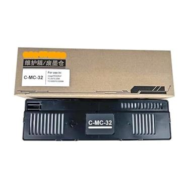 Imagem de LNNDML Caixa de tanque de manutenção compatível com MC-32 para impressoras TC-5200 TC-5200M TC-20 Coletor de tinta residual com chip MC32 Acessórios de impressora (1 peça MC-32)