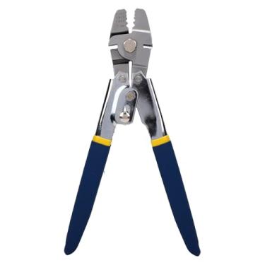 Imagem de Generic Ferramenta de Crimpagem de Cabo de Aço, Crimpador de Cabo de Alumínio Com 4 Faixas de 0,1 2,2 Mm, de Borracha Ergonômico, Cortadores de Fio Com Travamento (Manga de alumínio WX 711+150)