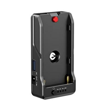 Imagem de NP-F Bateria R Placa adaptadora de bateria de metal com porta de carregamento tipo C DC12V DC7,4V Saídas USB Adaptador de sapata fria orifício de parafuso de 1/4 polegada para baterias NP-F550 F750