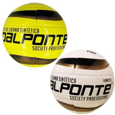 Imagem de Kit 02 Bola De Futebol Society Dalponte 81 Pro Selo F.C.F.S Oficial-Masculino