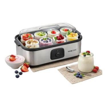 Imagem de Máquina Iogurte Caseiro Natural Praticidade Grego Saudavel 8 Potes Vid