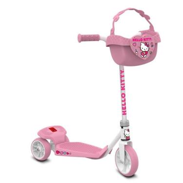Imagem de Patinete Hello Kitty Infantil 3 Rodas Bandeirante - 3342
