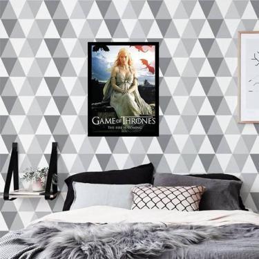 Imagem de Quadro Decorativo Game Of Thrones Daenerys Targaryen 45X34Cm