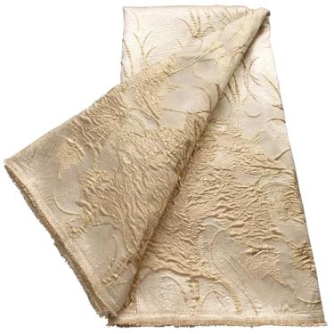 Imagem de ZhenGuiRu Tecido de renda africana 5 metros, tecido de renda brocado jacquard bordado francês para costura de festa de casamento