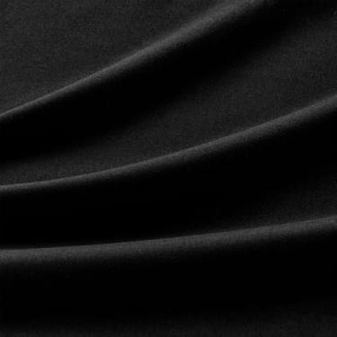 Imagem de Sewdudely Tecido de microfibra por jarda, 147 cm de largura, forro preto para costura, cortinas, roupa de cama, roupas, artesanato DIY (1 jarda)