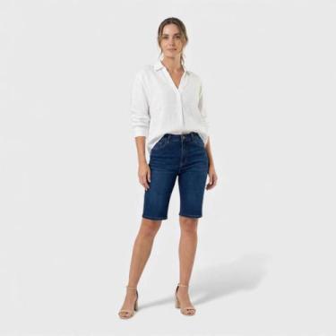 Imagem de Bermuda Feminina Radiance Jeans, Azul, 40
