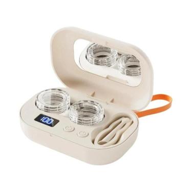 Imagem de Estojo Para Limpeza De Lentes De Contato Com Vibração De Alta Frequênc