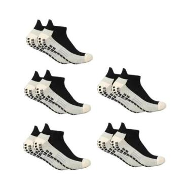 Imagem de Meias Esportivas Antiderrapantes Masculinas E Femininas, 5 Pares, Para