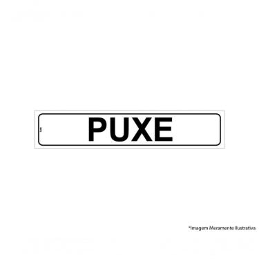 Imagem de Placa Sinal.Pvc 05X25Cm Puxe Ref2264