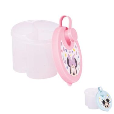 Imagem de Dosador de Leite em Pó ou Fórmula Disney Mickey Minnie com Divisórias 