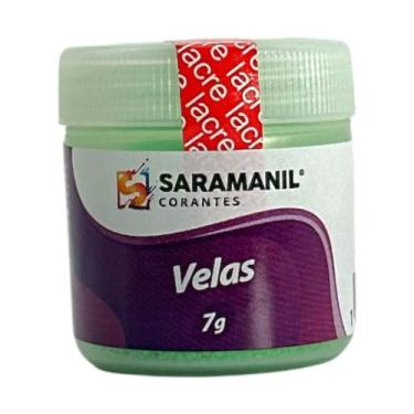 Imagem de Corante em Pó para Velas Anilina 7g Verde Alface Fluorescente Saramani