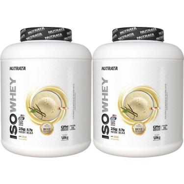 Imagem de Kit 2X Iso Whey - 1800g Baunilha - Nutrata-Masculino