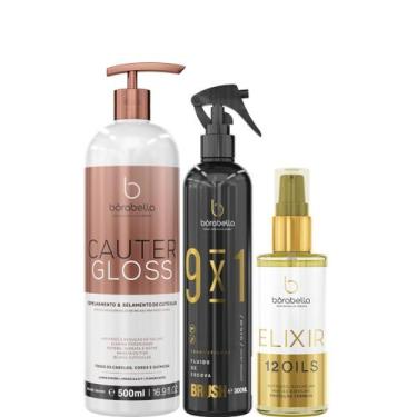 Imagem de Borabella Cauter Gloss 500ml + Fluido 300ml + Elixir 60ml