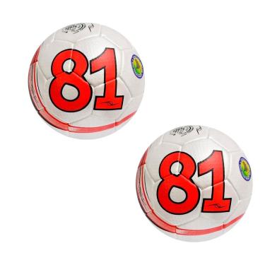 Imagem de Kit 02 Bola De Futebol Society Dalponte 81 Star Costurada A Mão