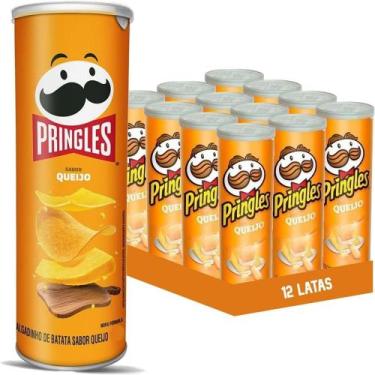 Imagem de Kit 12 Batata Pringles Queijo 109g Cada