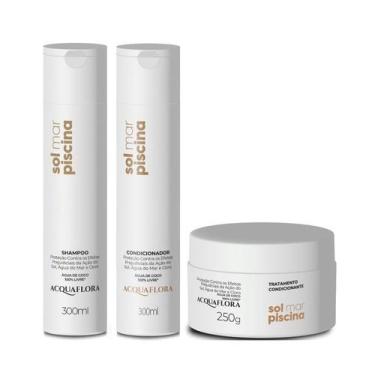 Imagem de Acquaflora - Kit Piscina - Sh + Cond + Masc