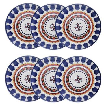 Imagem de Jogo de 6 Pratos Fundos 20,5 Cm Oxford Flat Sevilha