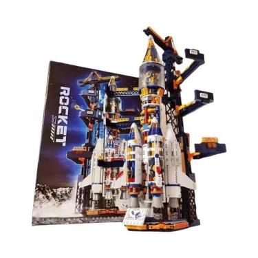 Imagem de Blocos De Montar Modelo De Foguete Da Estação Espacial Para Crianças, 