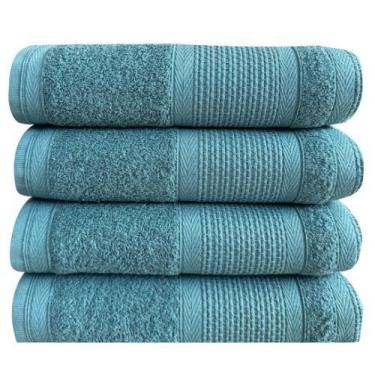 Imagem de Kit 4 Toalhas de Banho Pescara - Margex, Verde