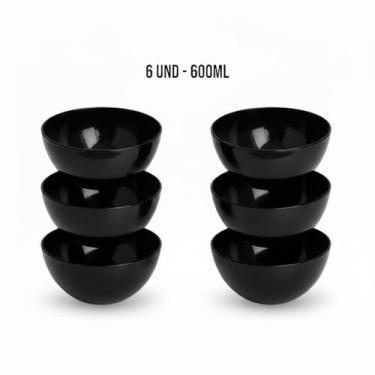 Imagem de Kit Cumbuca Bowl Cores Neutras 600ML Para Sopa E Sobremesa Sopas Caldo