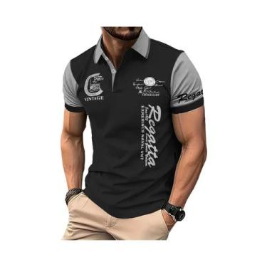 Imagem de Camisa Polo Masculina De Verão 2025 Com Manga Curta, Casual E Confortá