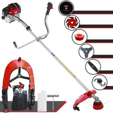 Imagem de Roçadeira Toyama RT43L À Gasolina 43cc 1,7HP 10000rpm Com Faca 2 Ponta