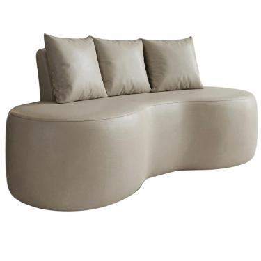 Imagem de Sofa 2 Lugares Organico Ibiza 160 cm Corino Vazzano