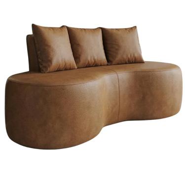 Imagem de Sofa 2 Lugares Organico Ibiza 160 cm Corino Vazzano