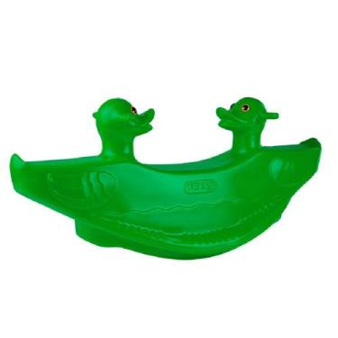 Imagem de Gangorra Patinho Dupla Freso Cores - Com Inmetro e 2 Lugares, Verde