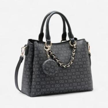 Imagem de Bolsa Feminina Chenson Original Elegance Luxo Mão Preto-Feminino