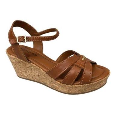 Imagem de Sandália Bottero Anabela em Couro Confortável 372808-Feminino
