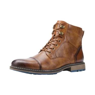 Imagem de Tamanho 7-13 botas masculinas marca 2024 moda botas confortáveis de co