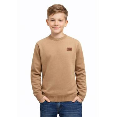 Imagem de Suéter Infantil Blusa De Frio Menino Estilosa Red Nose Com Gola Redond