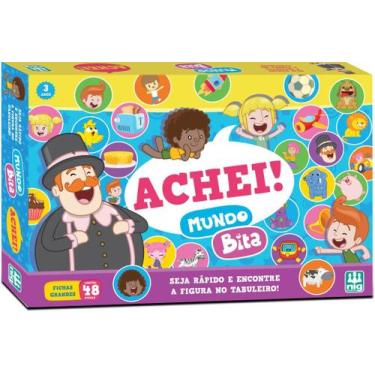 Imagem de Jogo De Raciocínio Achei Mundo Bita Com 48 Fichas - NIG