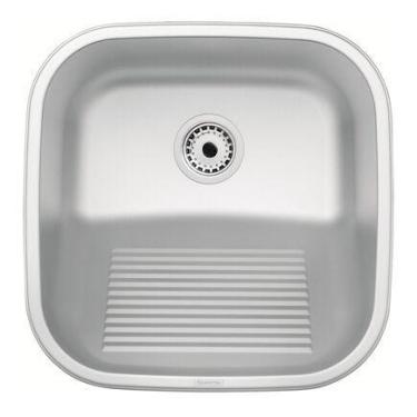 Imagem de Tanque encaixe tramontina 40x40cm aco inox escovado 94403107 25l s/val