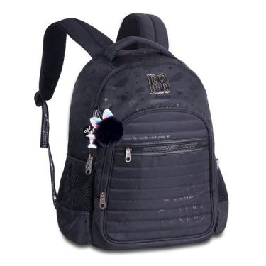 Imagem de Mochila de Costas Rebecca Bonbon RB24589 Estampa Holográfica com Compa