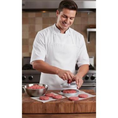 Imagem de 2x Molde Hambúrguer Artesanal 12cm - Perfeito e Uniforme - Congratulat