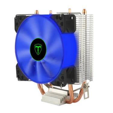 Imagem de Cooler Para Processador T-Dagger, LED Azul, Intel e AMD, FAN 90mm, 2 Heat Pipes, TDP 80...
