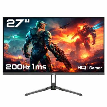 Imagem de Monitor Gamer HQ Ultra 27” IPS 200Hz, 1ms, Full HD, FreeSync, HDMI + DisplayPort, Frame...
