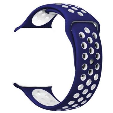 Imagem de Pulseira Esporte Silicone Furos Para Apple Watch 38mm Series 1,2 E 3 A