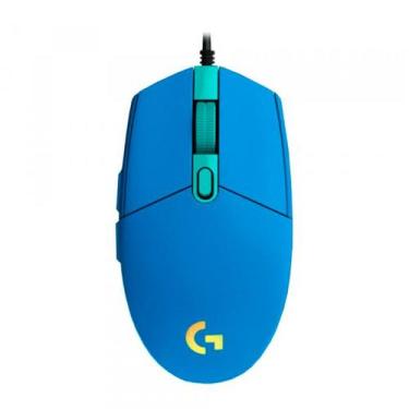Imagem de Mouse Gamer Logitech G203 Lightsync - Azul (910-005792)