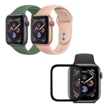 Imagem de Kit Pulseira E Película Para Apple Watch Series 1,2,3,4,5678 - Otemu, 
